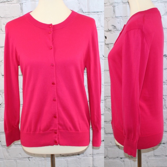 j crew hot pink sweater